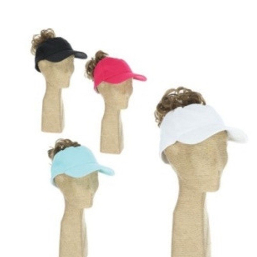Cappelli Sports One Size Baseball Hat NEW WITH TAG Ponytail Bun